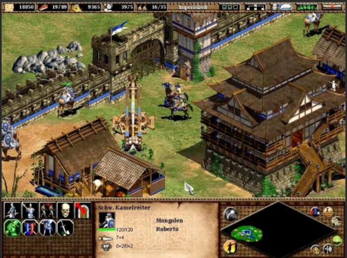 帝国时代2肉马快攻怎么打