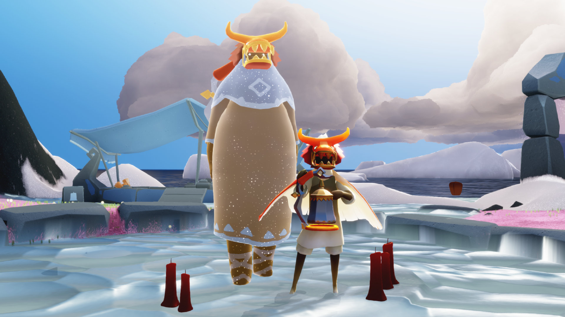 光遇水面上如何放秋千