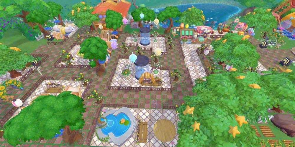 摩尔庄园二楼怎么摆家具