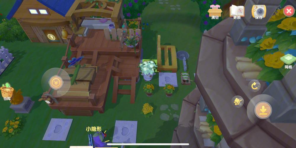 摩尔庄园二楼怎么摆家具