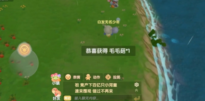 摩尔庄园手游毛毛菇怎么得