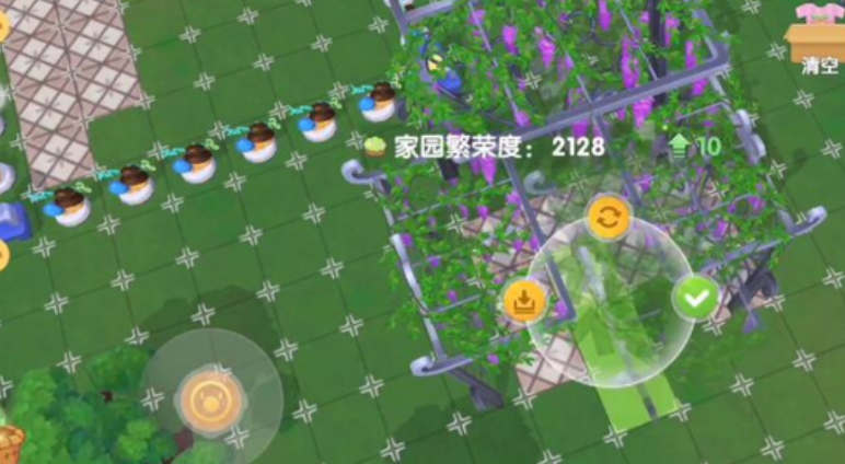 摩尔庄园怎么把葡萄架悬空