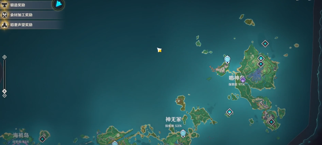 原神鸣神岛怎么开门