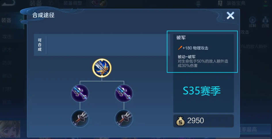 王者荣耀光信开局出装最新是什么