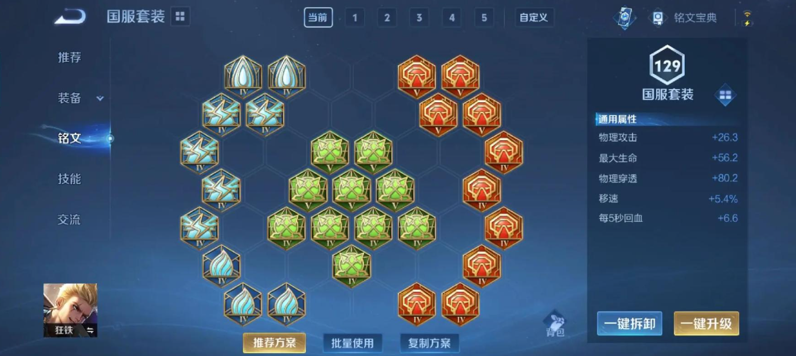 王者荣耀狂铁5v5怎么出装