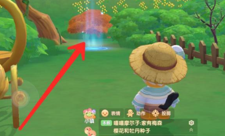 摩尔庄园伐木场怎么进去