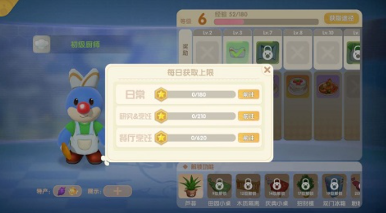 摩尔庄园厨师怎么才能二级研究