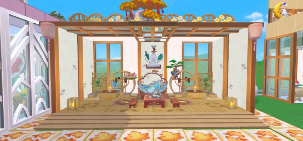 摩尔庄园房间怎么布置