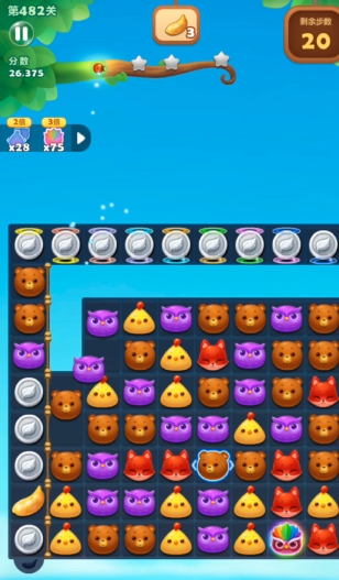 开心消消乐482关怎么过