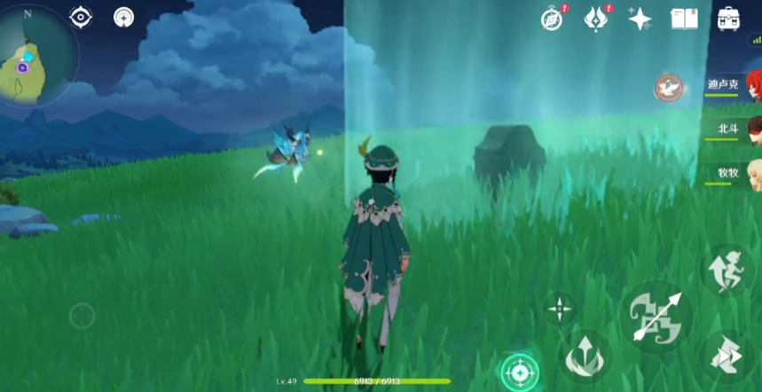 原神围绕在宝箱的风墙怎么破