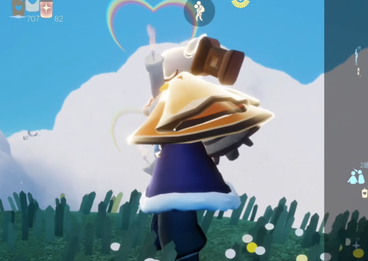 光遇里背背飞怎么飞