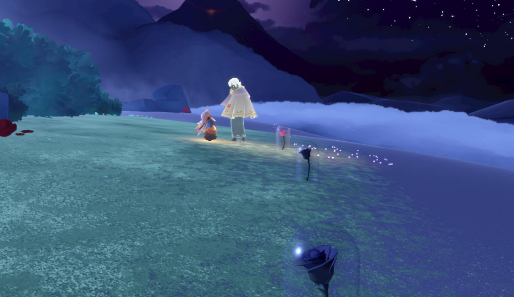 光遇暗夜城堡双人怎么去