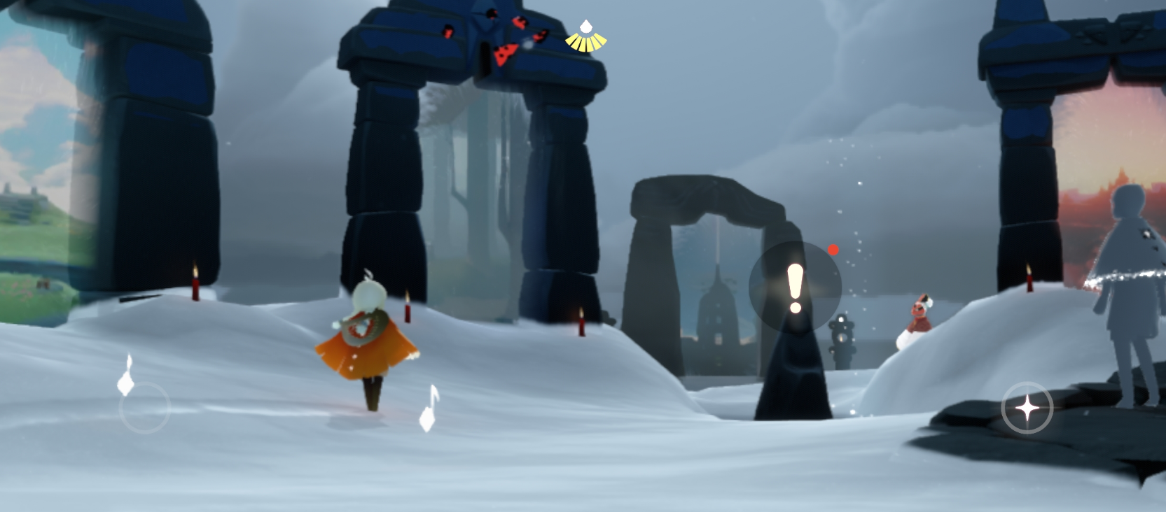 光遇暗夜城堡双人怎么去