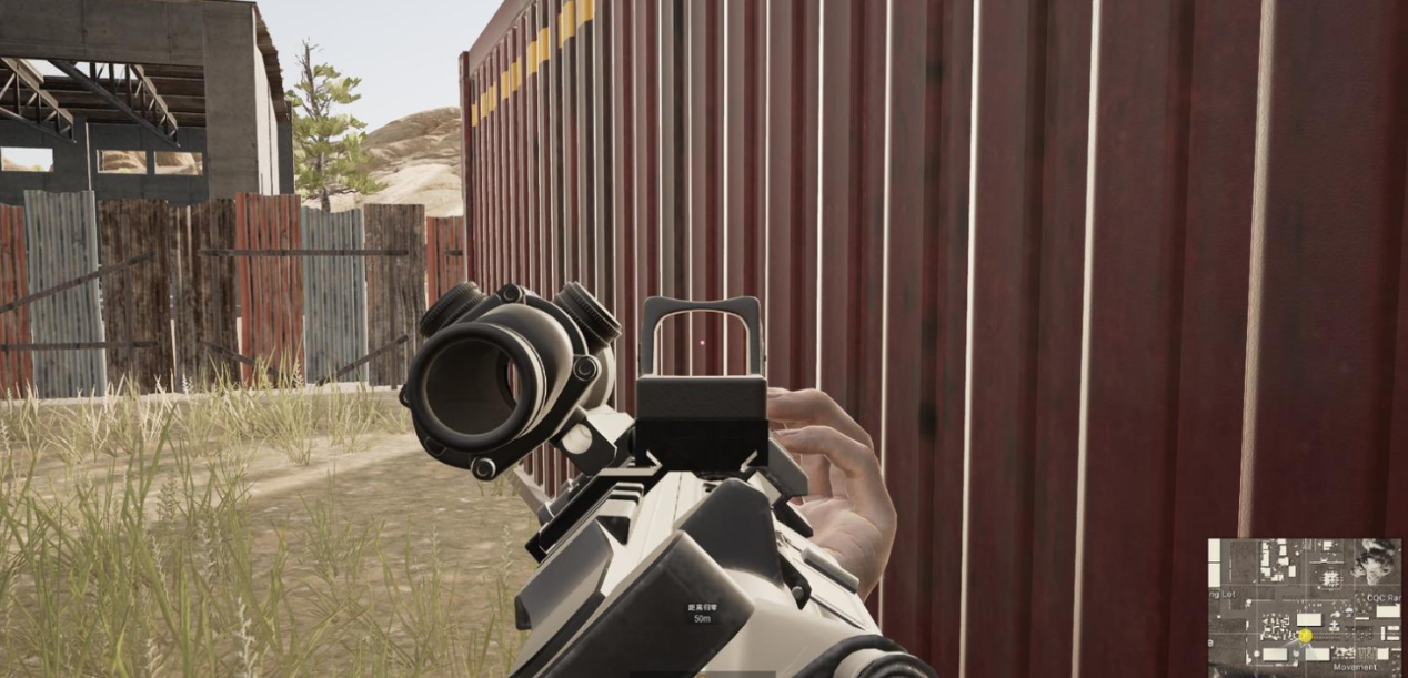 绝地求生如何侧击开镜