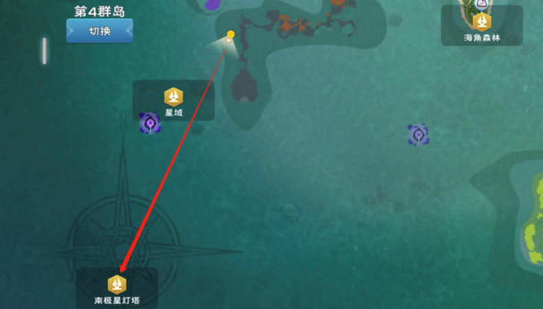 创造与魔法灯塔位置在哪