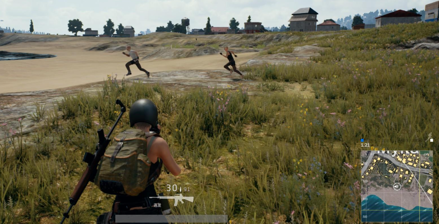 绝地求生大逃杀怎么打移动的人