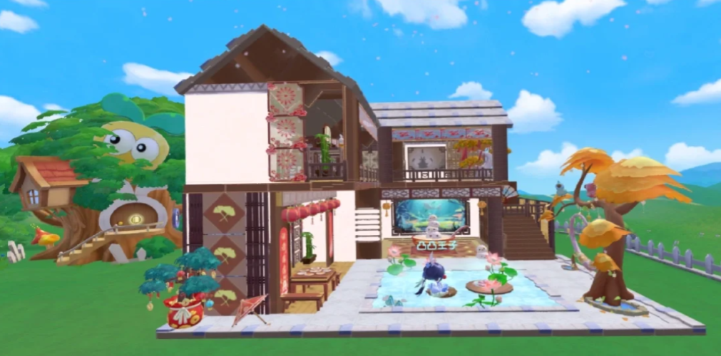 摩尔庄园新手怎么建豪华房