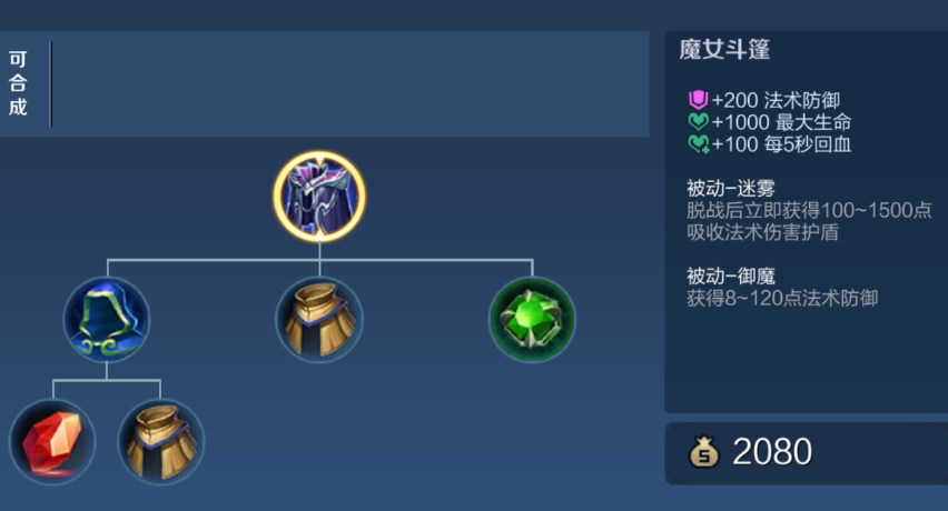 王者荣耀辅助墨子怎么出装