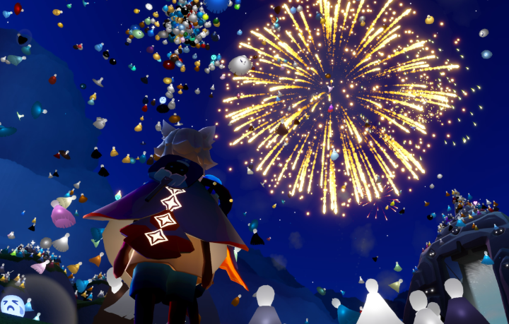 光遇礼花动作怎么用