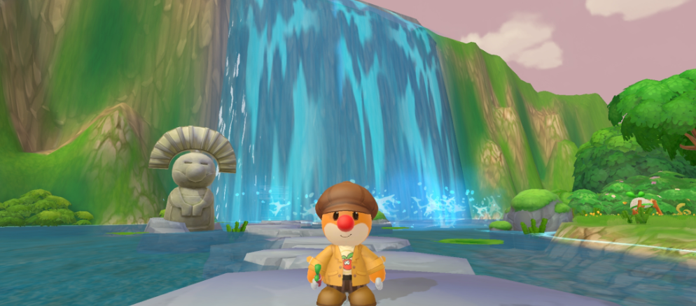 摩尔庄园怎么去瀑布上面 摩尔庄园怎么去瀑布上面