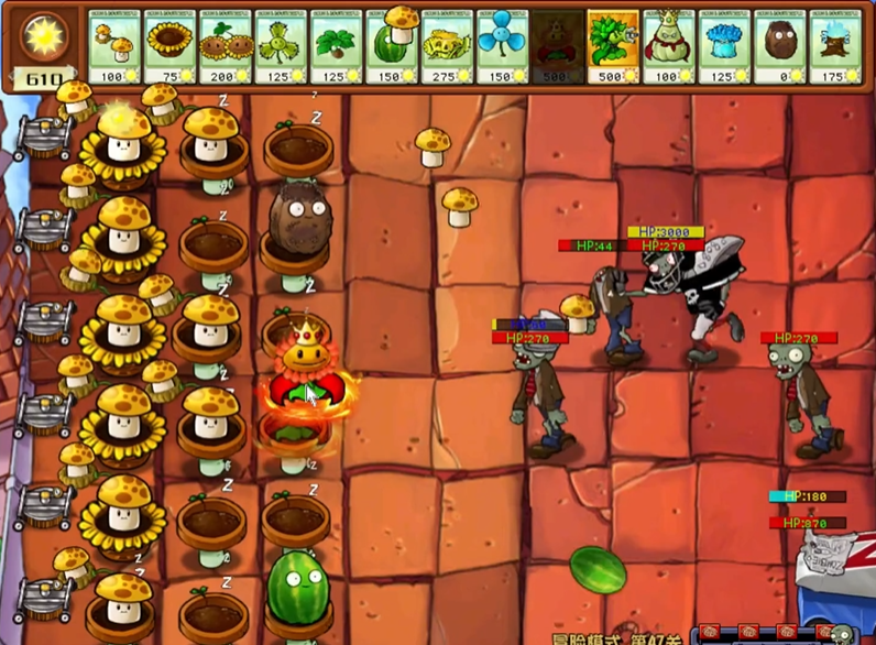 植物大战僵尸第47关怎么过