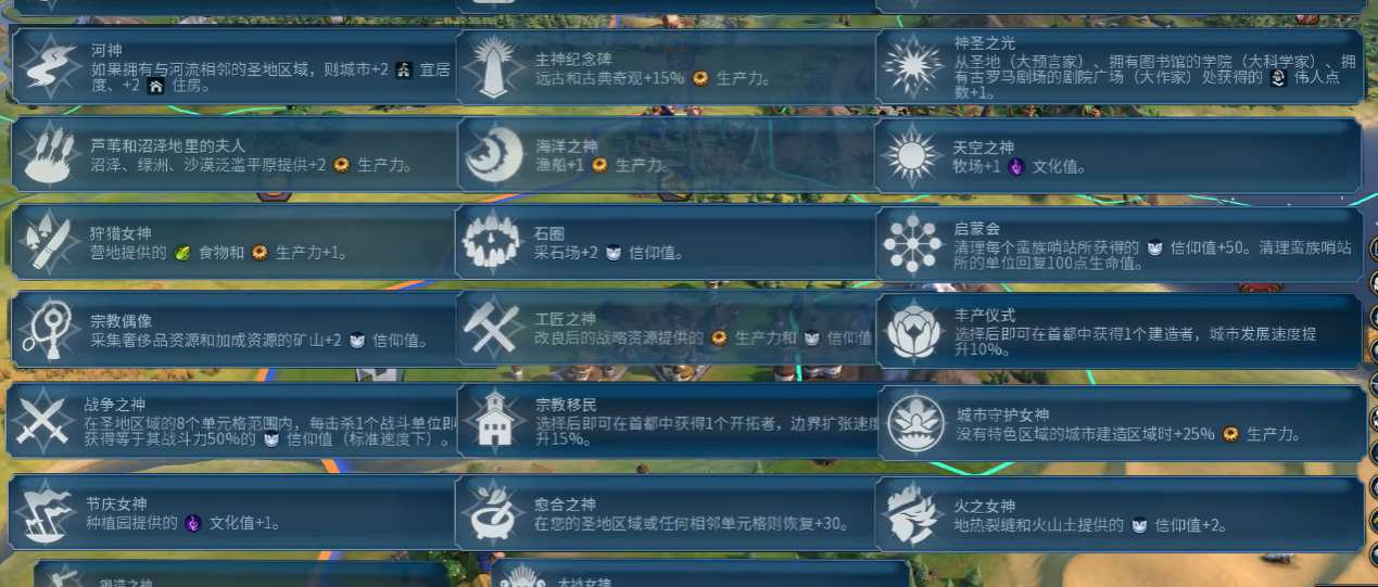 文明6秦始皇用什么信仰