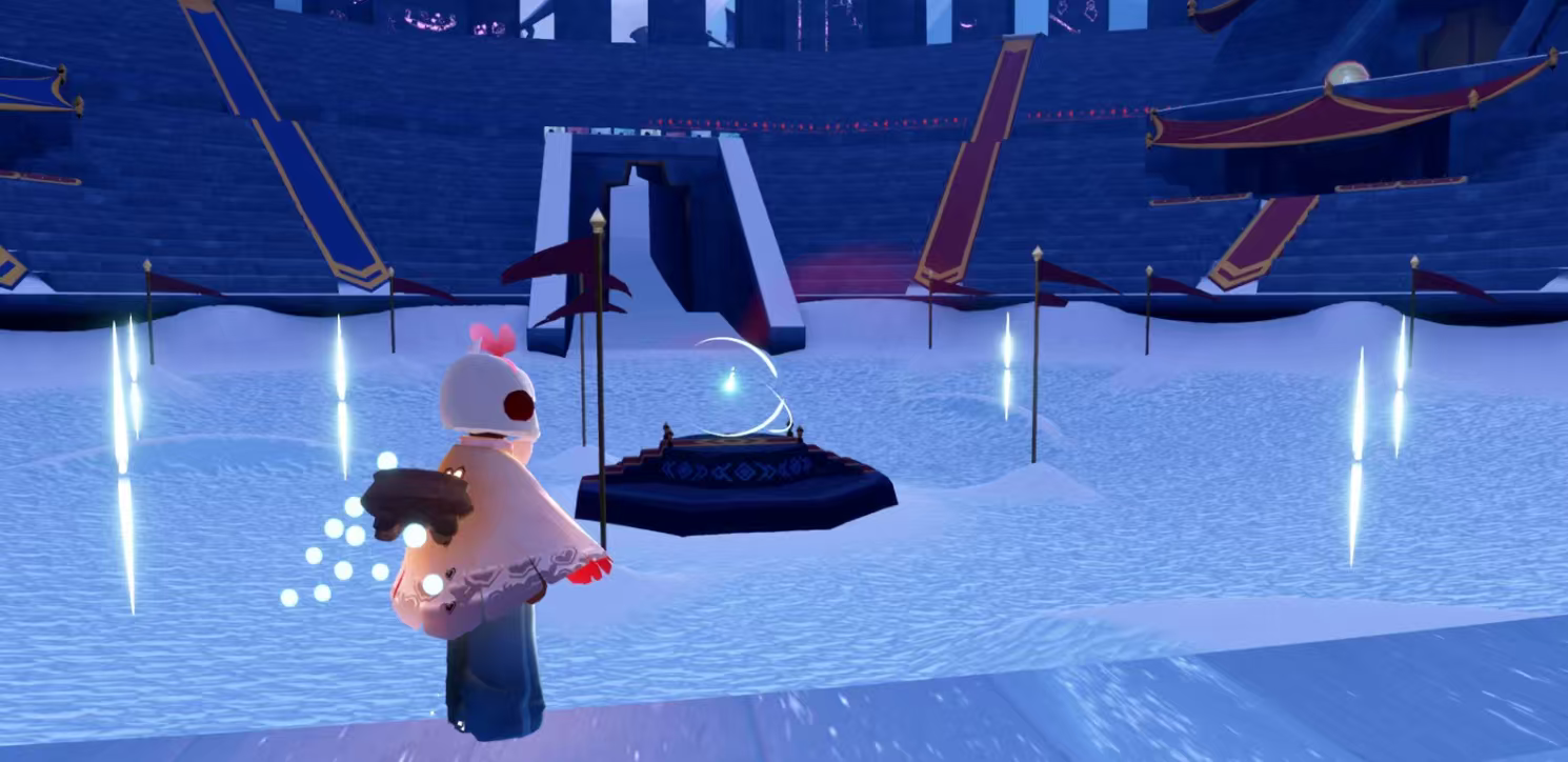 光遇怎么拉腿转圈圈