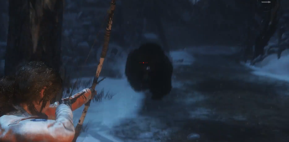 古墓丽影崛起黑熊怎么打