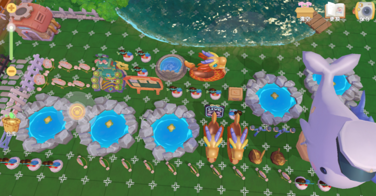 摩尔庄园怎么去派对公园