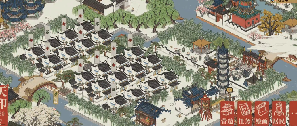 江南百景图篱笆门放哪