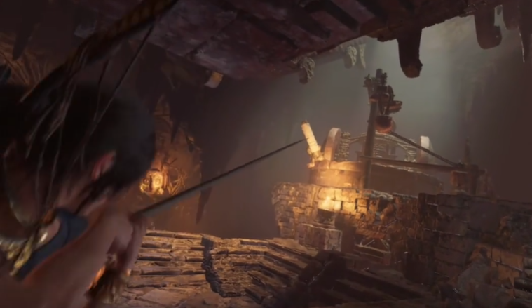 古墓丽影巨蛇之腹怎么跳过去