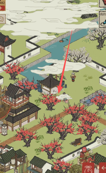 江南百景图的梅花在哪