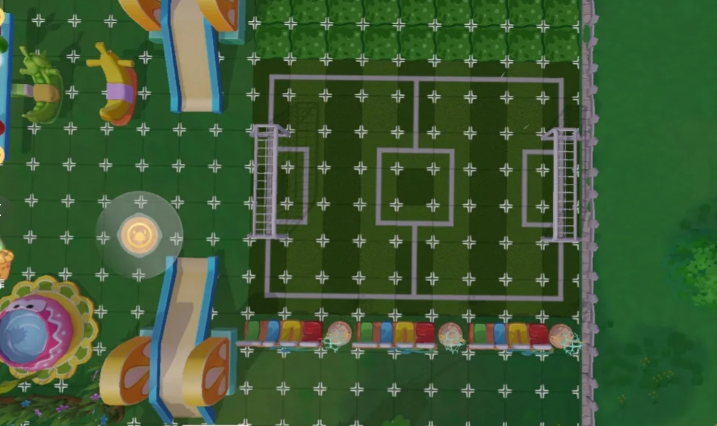 摩尔庄园里的足球场怎么摆