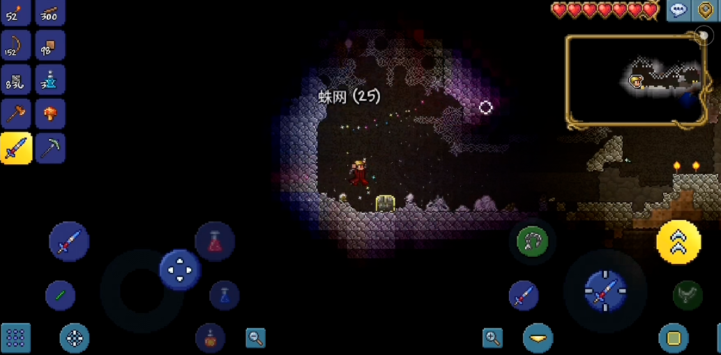 泰拉瑞亚1.4蜘蛛洞在哪