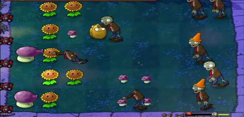 植物大战僵尸95版2-8怎么过 植物大战僵尸95版2-8怎么过