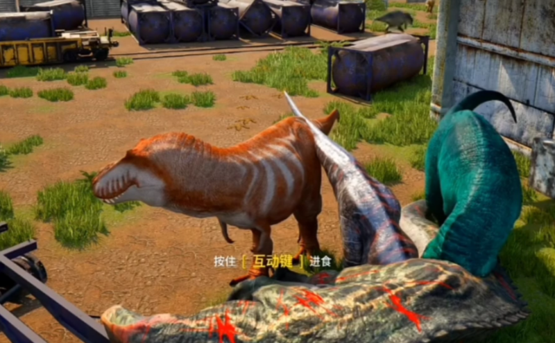 恐龙岛怎么吃肉的